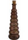  Dekors Pudele ar korķa brūnā krāsā 18cm