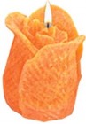  Svece stearīna Roze pumpurs oranža 7cm