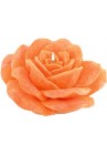  Svece stearīna Roze atplaukusi oranža 6cm