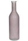  Vāze stikla pudeles formā gaiši rozā 50cm