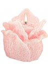  Svece stearīna Roze pusplaukusi rozā 7cm